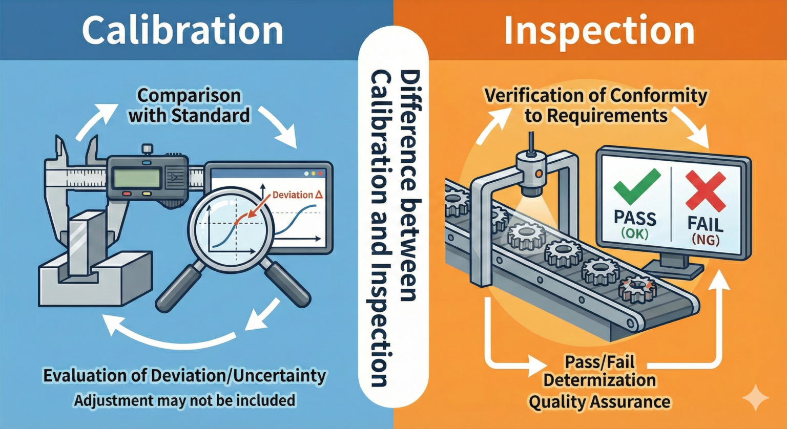Differences Between Calibration and Inspection | qmsdoc.com — FDA QSR ...
