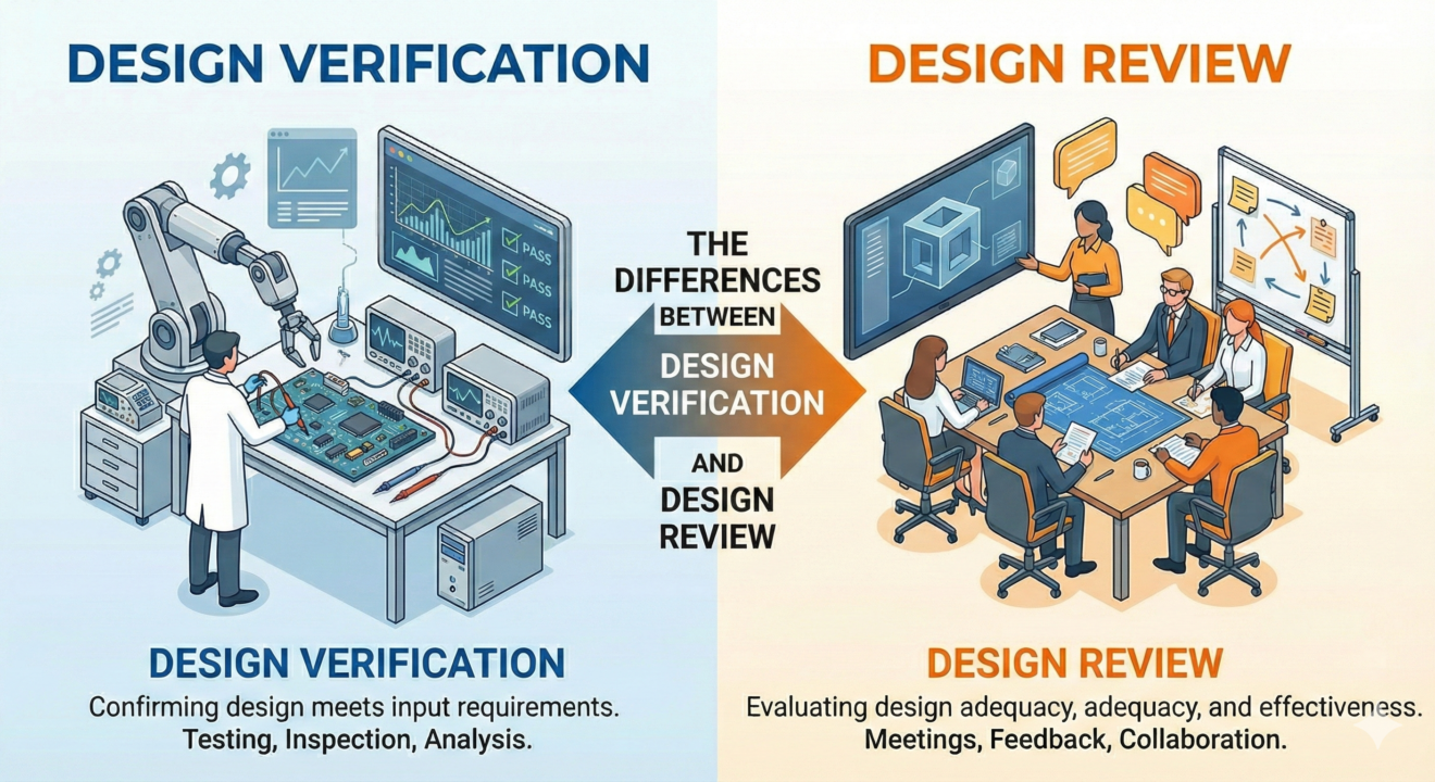The Differences Between Design Verification and Design Review | qmsdoc ...