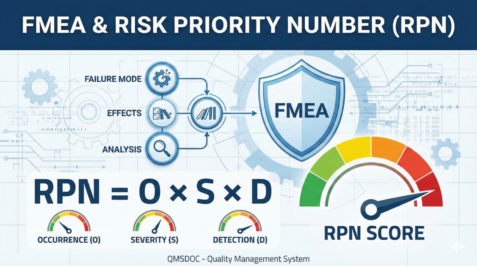 Subsidiary Risk Number FMEA and Risk Priority Number (RPN) | qmsdoc.com — FDA QSR & QMSR QMS ...