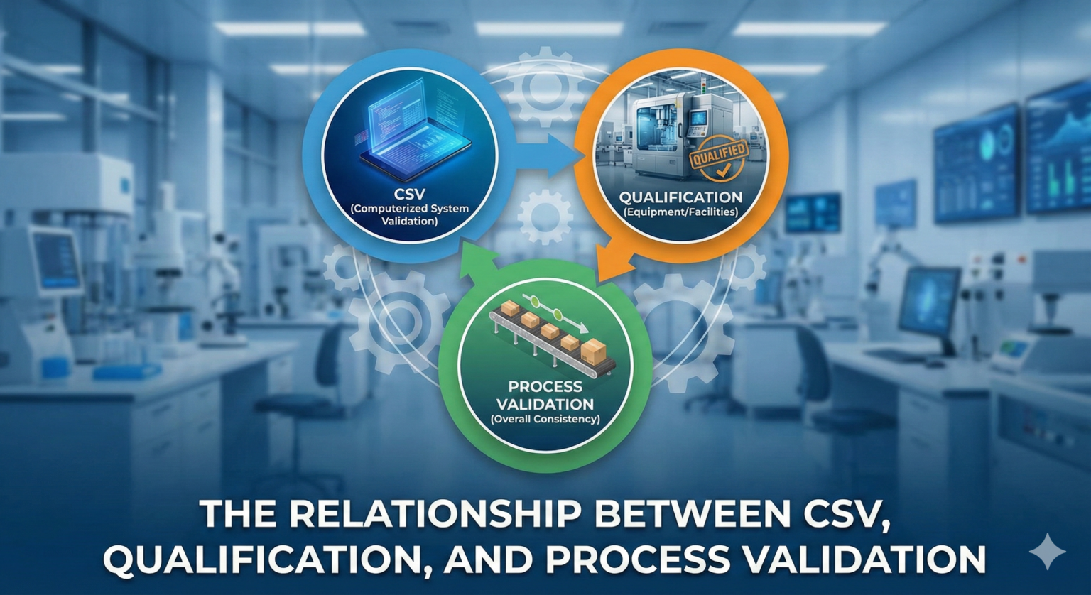 Qms Validation Process The Relationship Between CSV, Qualification, and Process Validation ...