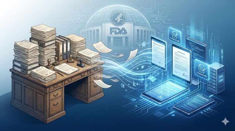 Transition from paper to digital pharmaceutical documentation