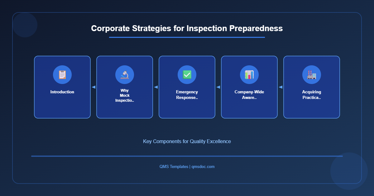 Corporate Strategies for Inspection Preparedness