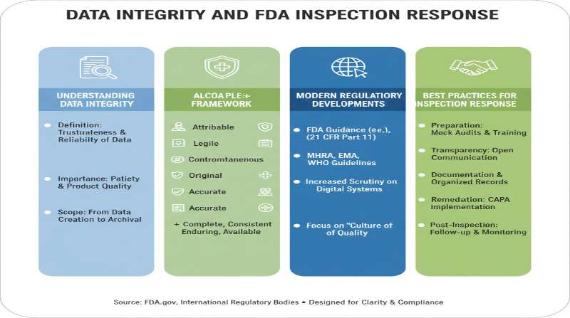 データインテグリティとFDA検査対応 インフォグラフィック