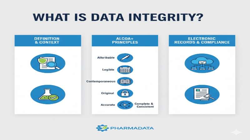 データインテグリティの概要を示すインフォグラフィック