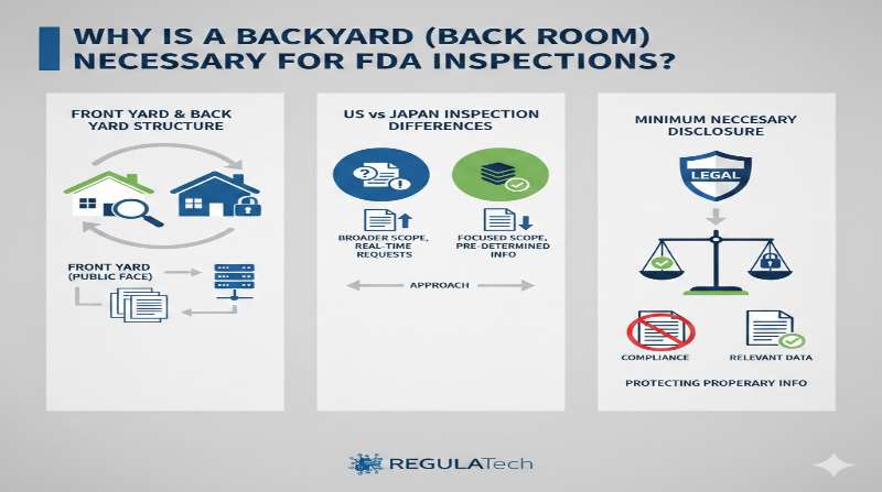FDA Inspection Back Room infographic