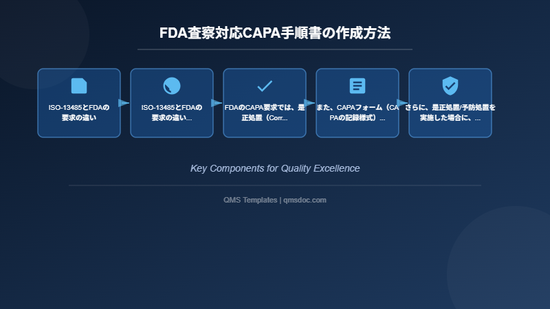 FDA査察対応CAPA手順書の作成方法