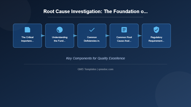 Root Cause Investigation: The Foundation of Quality Problem Prevention