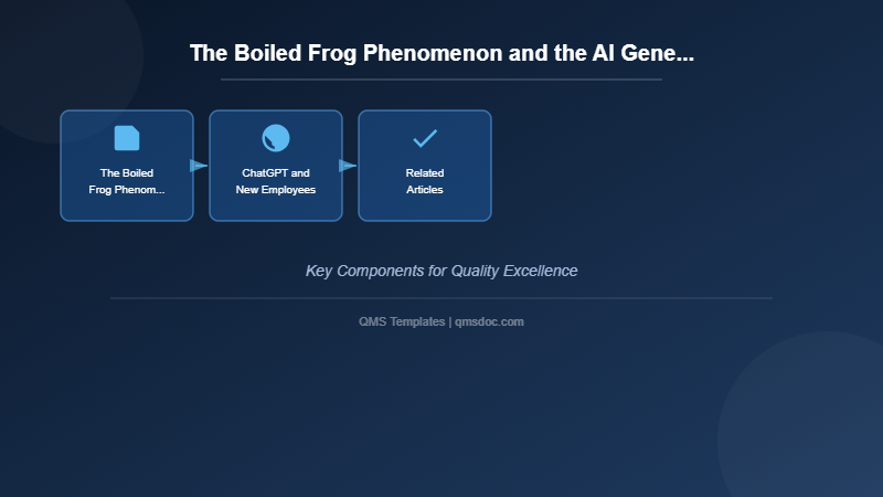 The Boiled Frog Phenomenon and the AI Generation