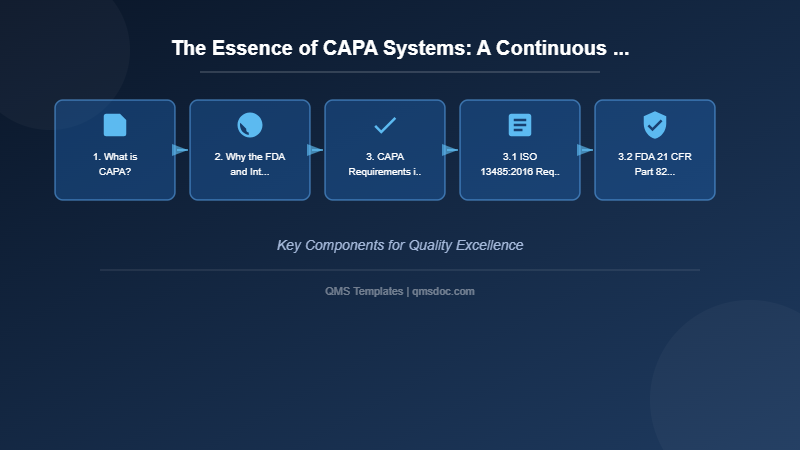 The Essence of CAPA Systems: A Continuous Improvement Framework Supporting the Core of Quality Assurance