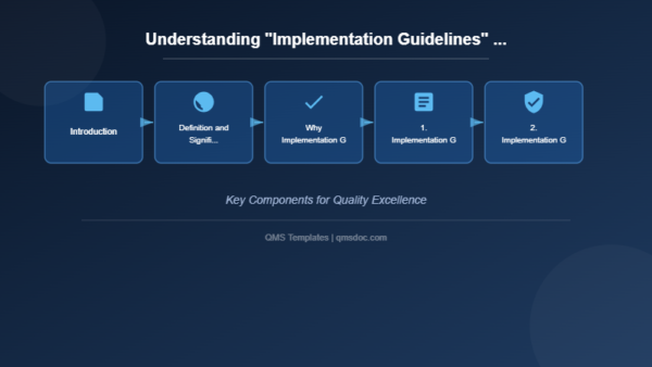 Qms Implementation Progress Update Understanding “Implementation Guidelines” in the Revised QMS Ordinance ...