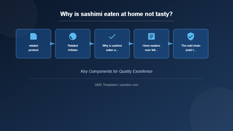 Why is sashimi eaten at home not tasty?