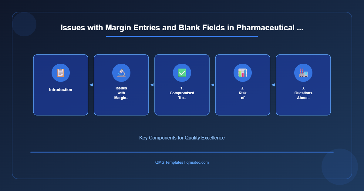 Issues with Margin Entries and Blank Fields in Pharmaceutical ...