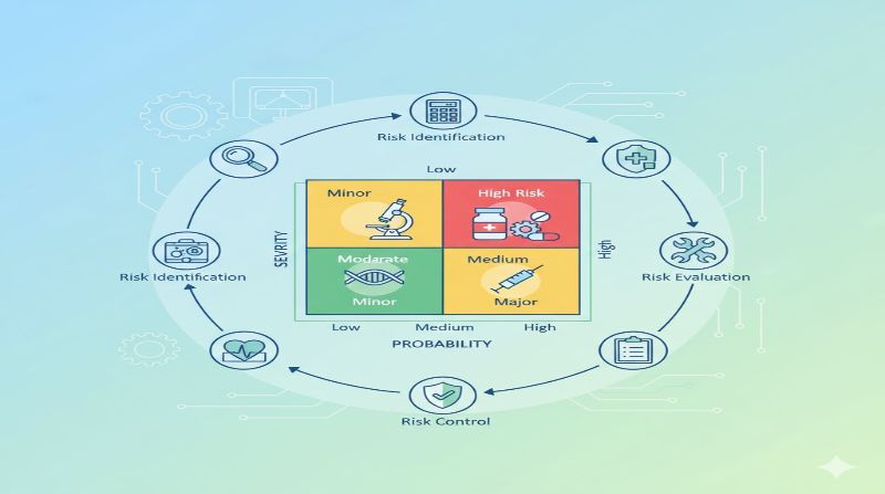 Quality risk management in pharmaceutical industry infographic