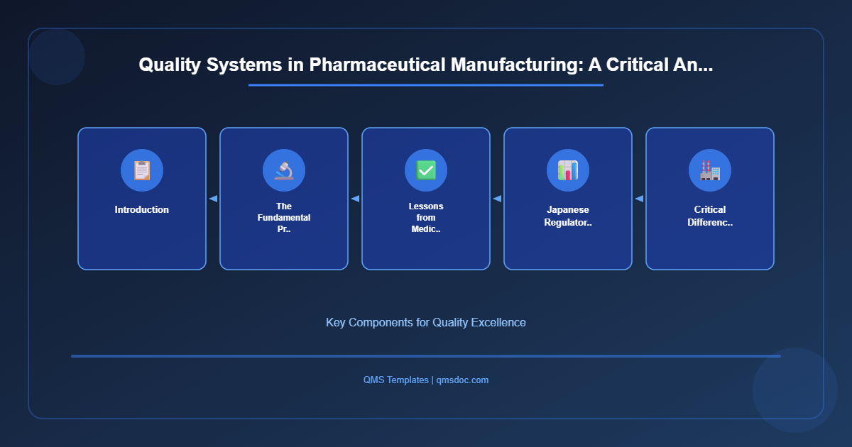 Quality Systems in Pharmaceutical Manufacturing: A Critical An...