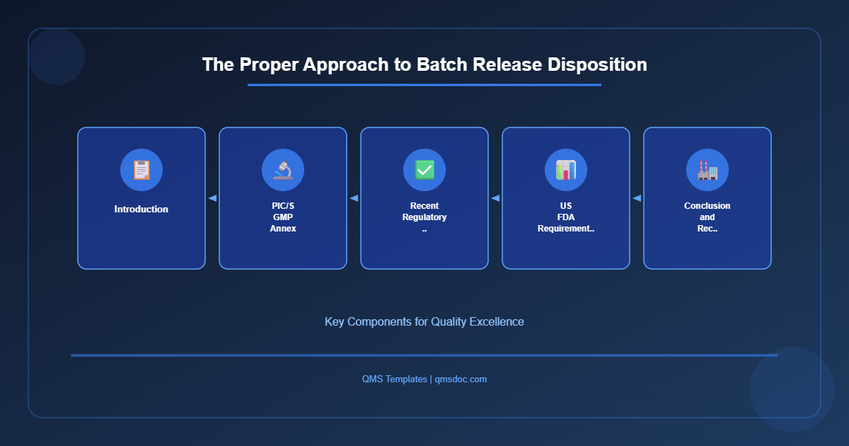 The Proper Approach to Batch Release Disposition