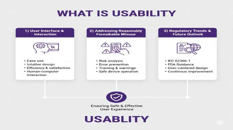 Usability user experience design infographic